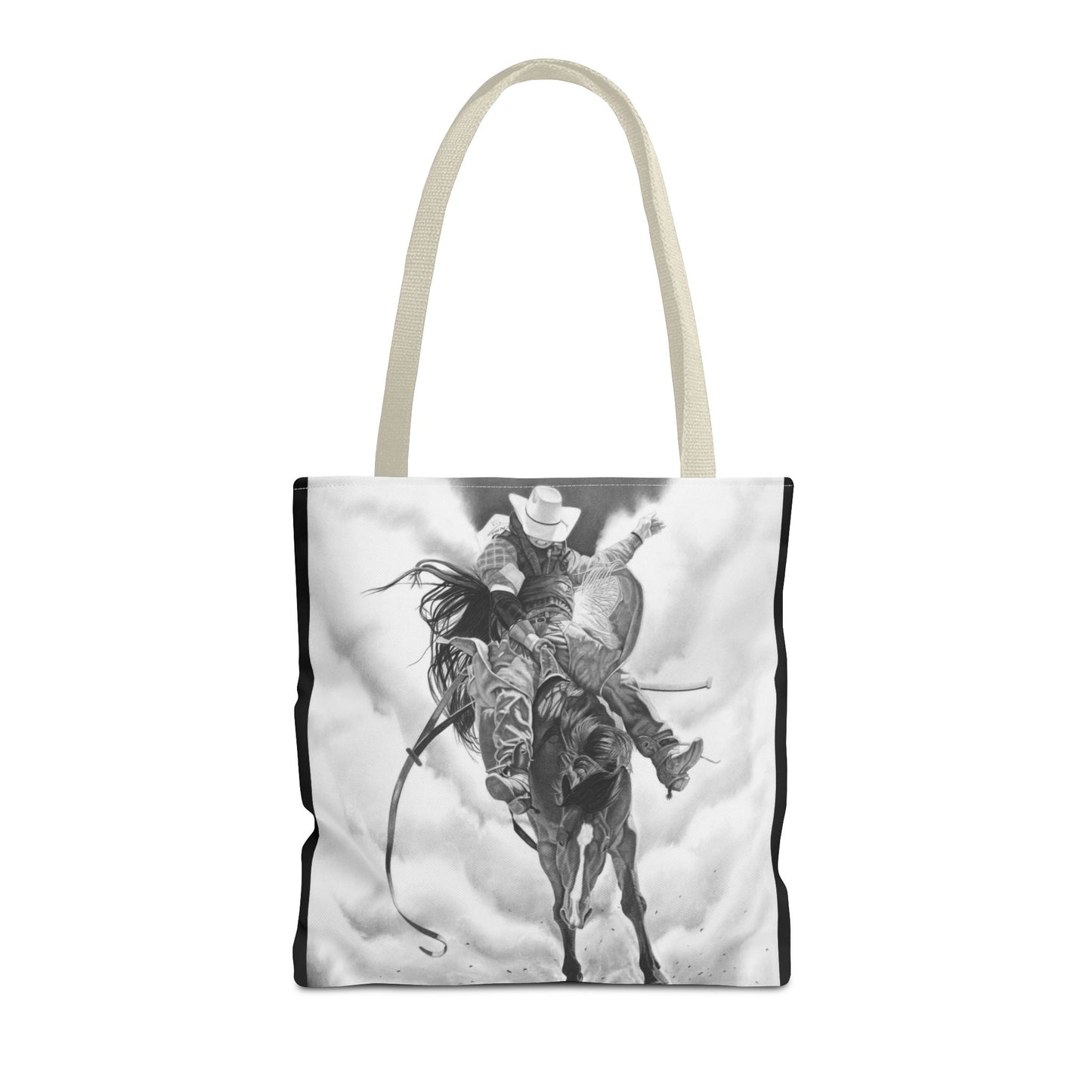 "Storm a Brewing"  Tote Bag, Western Style Shopping Tote, Equestrian Gift, Farmhouse Decor, Horse Lover Accessory