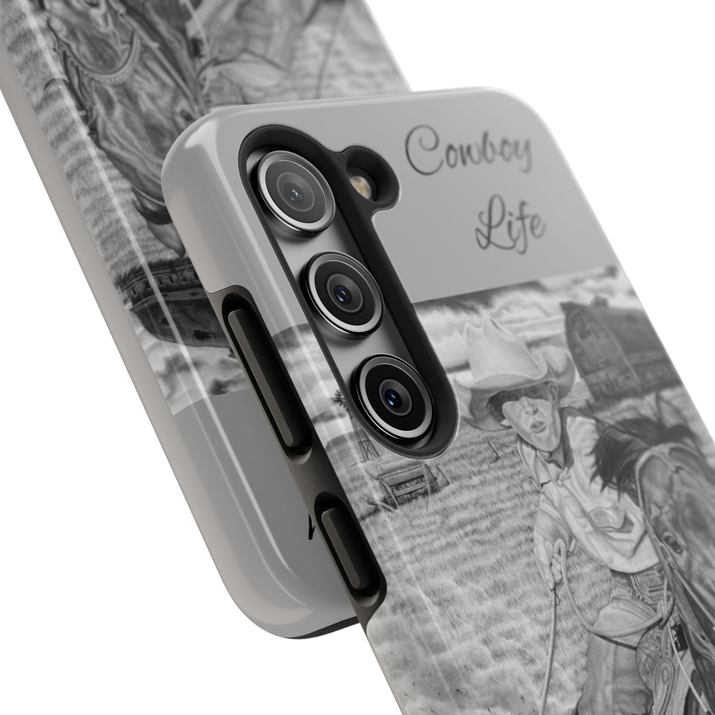 Phone Cases, Cowboy Design, Tough Protection, Gift for Him, Ranch Decor, Durable Style