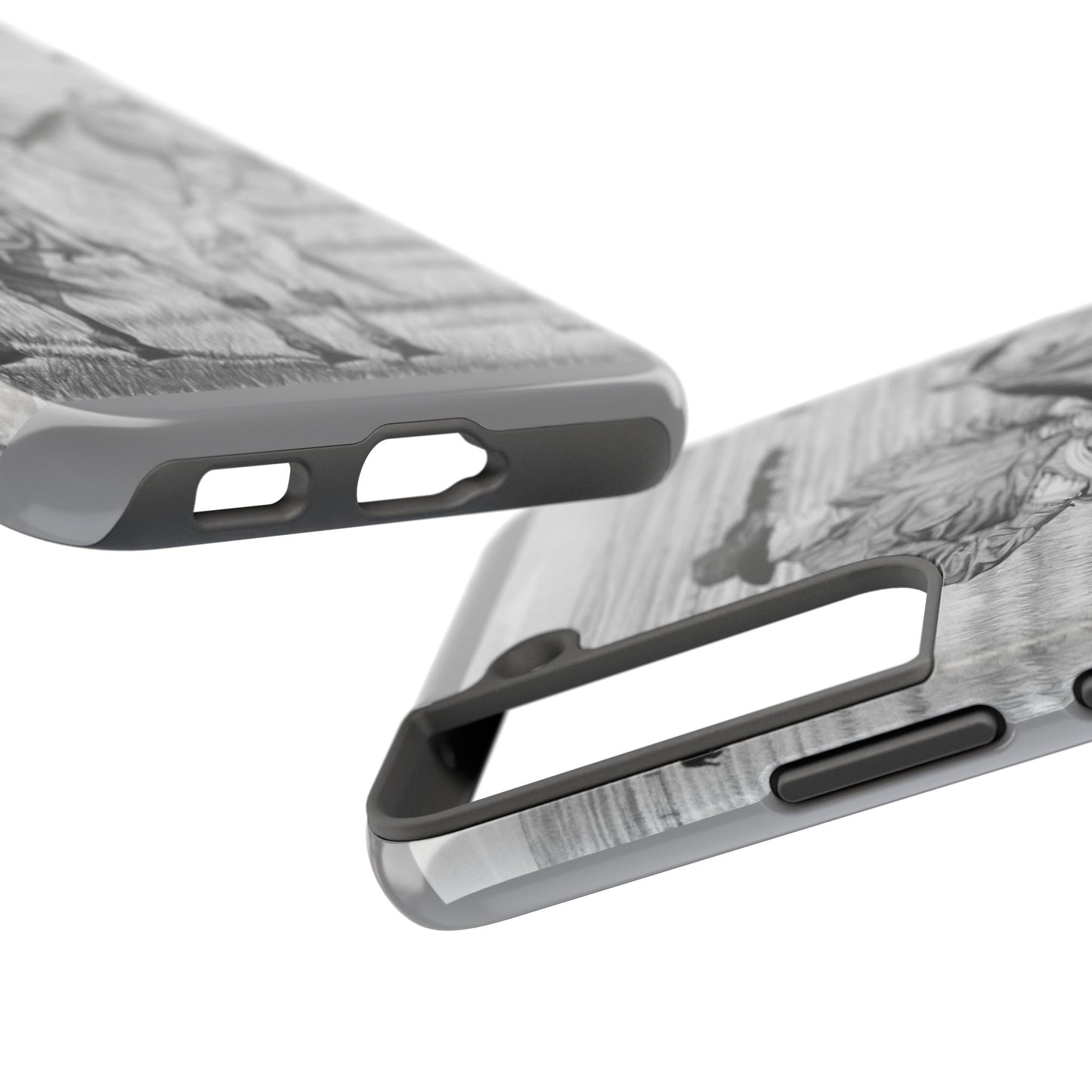 "The Passing Storm" Western Rodeo Phone Cases, Cowboy Design, Tough Protection, Gift for Him, Ranch Decor, Durable Style