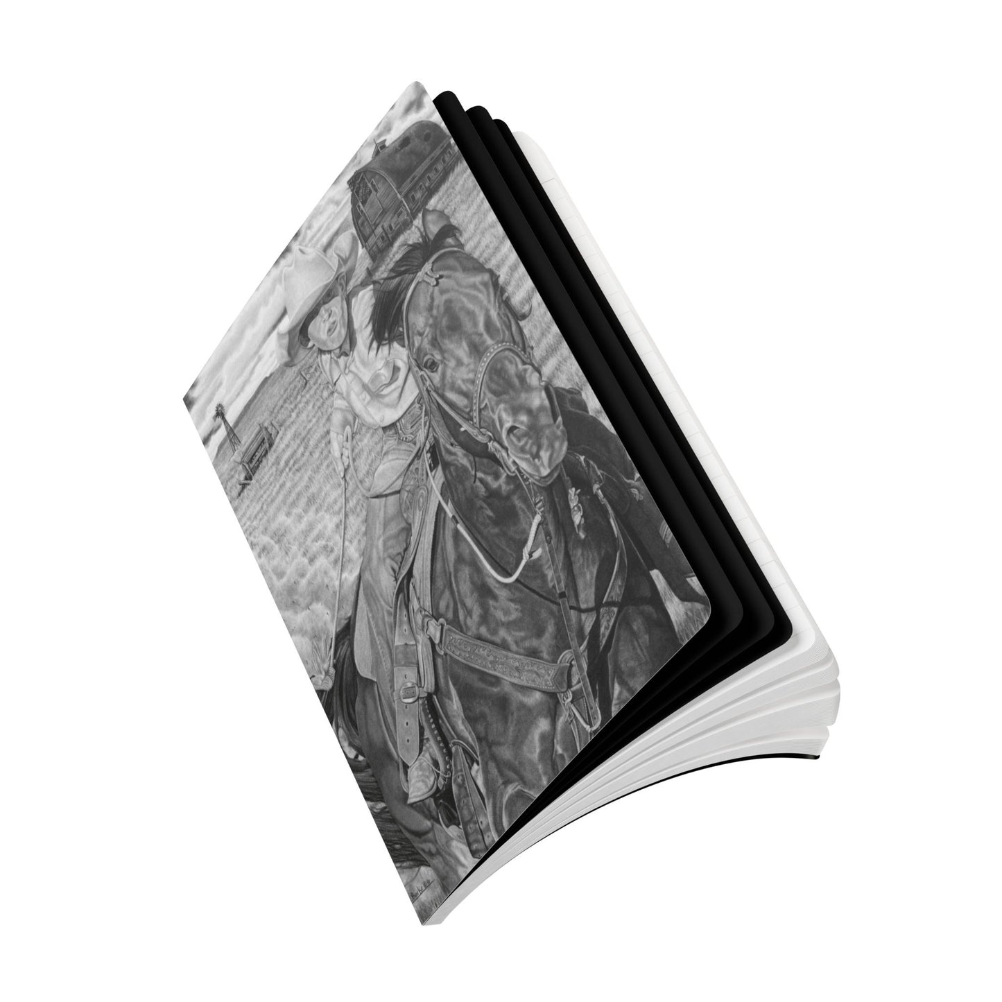 Softcover Journal, Notebook for Writing, Artistic Gift, Travel Journal, Eco-Friendly Stationery, Unique Artwork