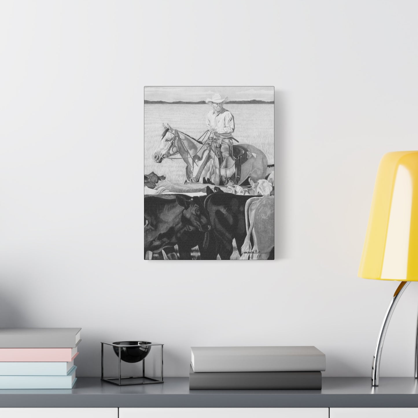 western art on canvas, home decor