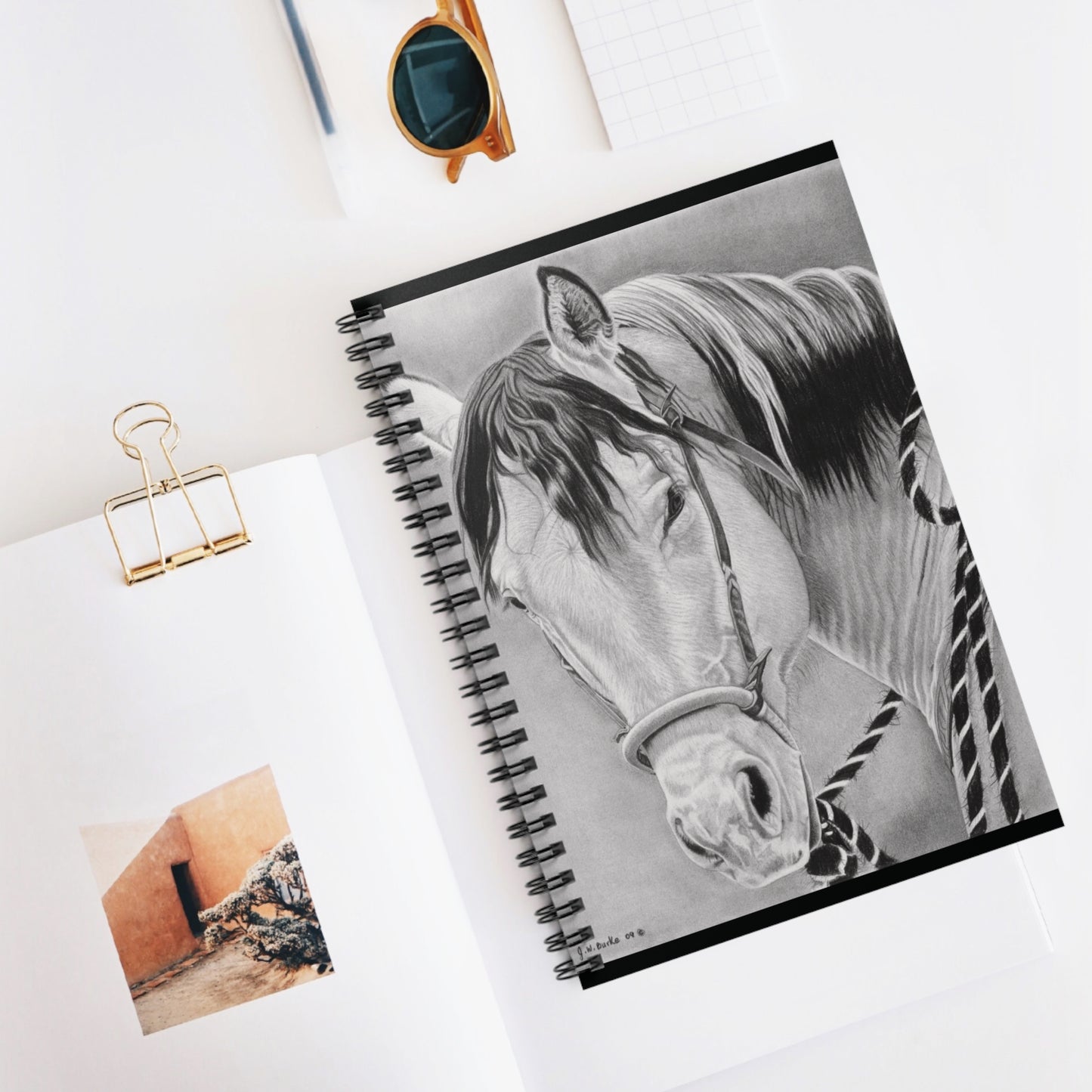 Spiral Notebook, Capturing the Spirit of the West, Journal for Equestrian Lovers, Western Art Gift, Cowpoke Writing Pad