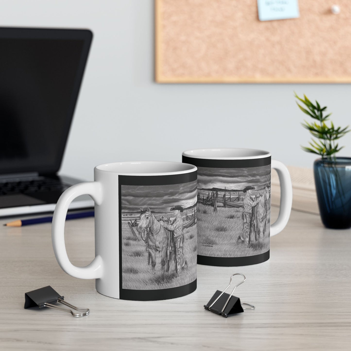 Coffee mug, western style
