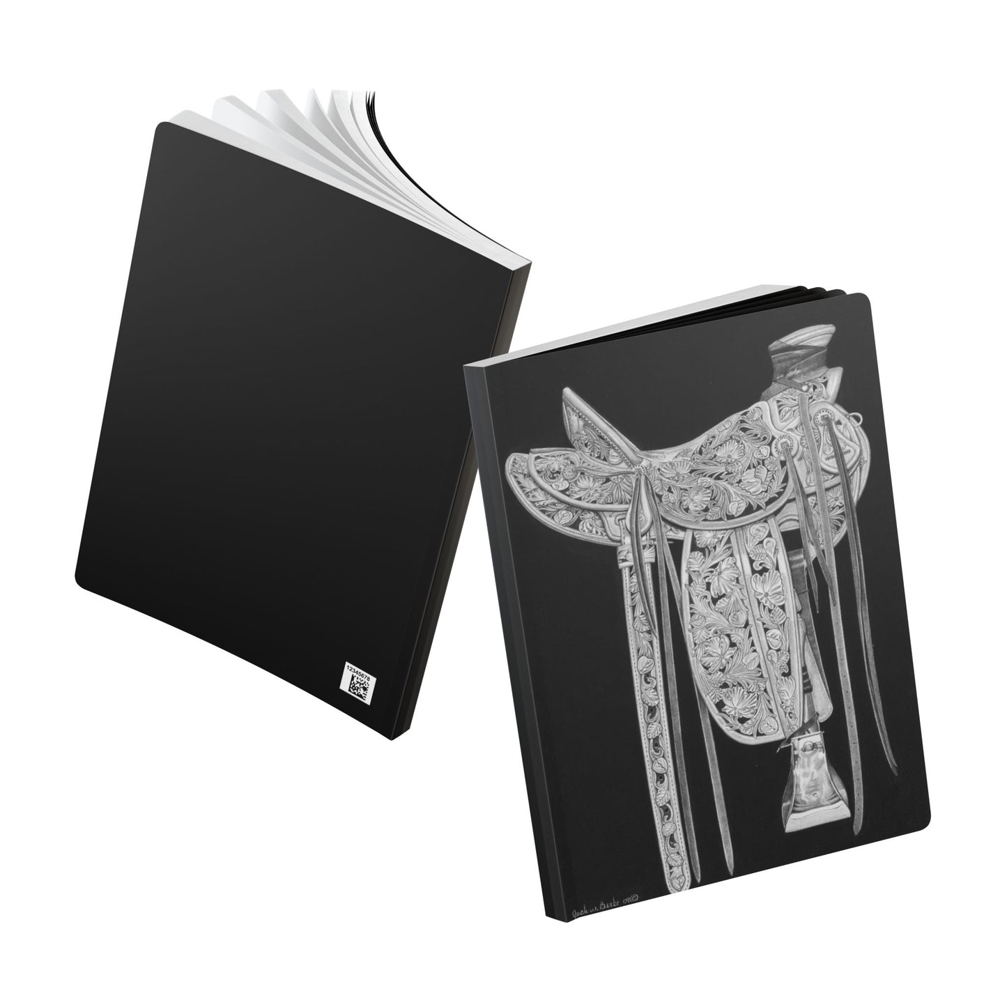 Softcover Journal, Notebook for Writing, Artistic Gift, Travel Journal, Eco-Friendly Stationery, Unique Artwork