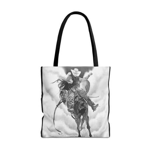 "Storm a Brewing"  Tote Bag, Western Style Shopping Tote, Equestrian Gift, Farmhouse Decor, Horse Lover Accessory