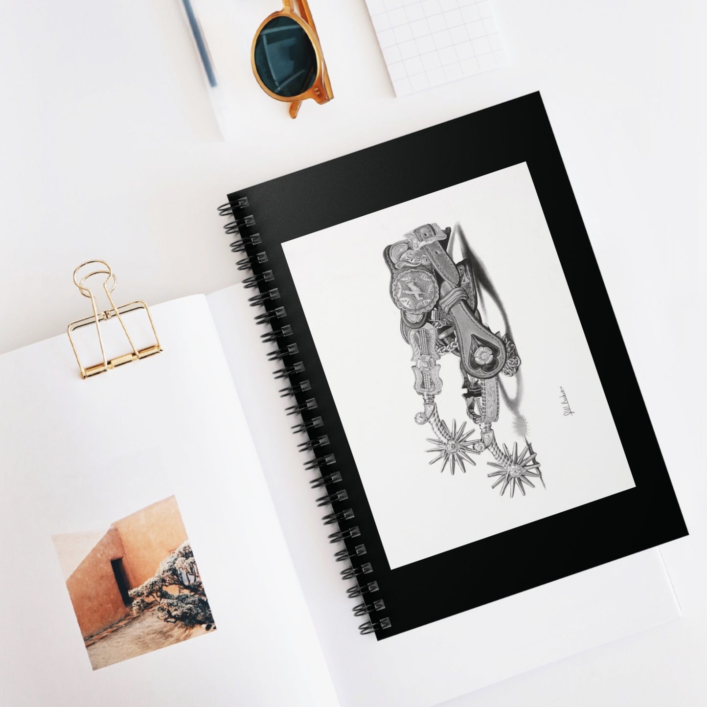 Western Art Spiral Notebook