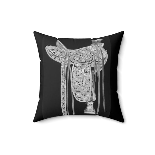 New Saddle,  Cowboy Decor Pillow, Western Home Accent, Farmhouse Throw Pillow, Gift for Horse Lovers, Country Style Cushion