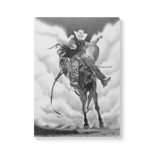 "Storm a Brewing" Native American Wildlife Softcover Journal, Notebook for Writing, Artistic Gift, Travel Journal, Eco-Friendly Stationery, Unique Artwork