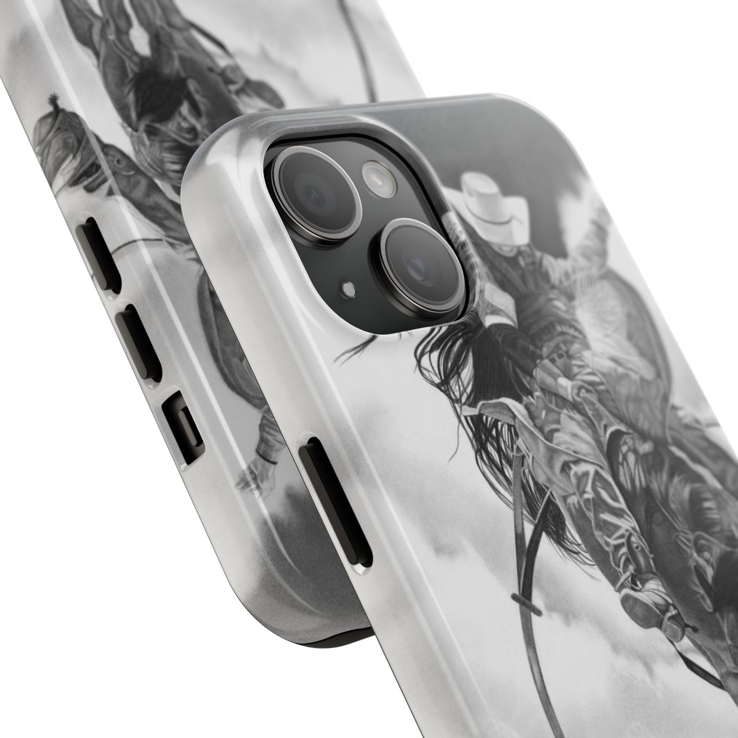 Phone Cases, Cowboy Design, Tough Protection, Gift for Him, Ranch Decor, Durable Style