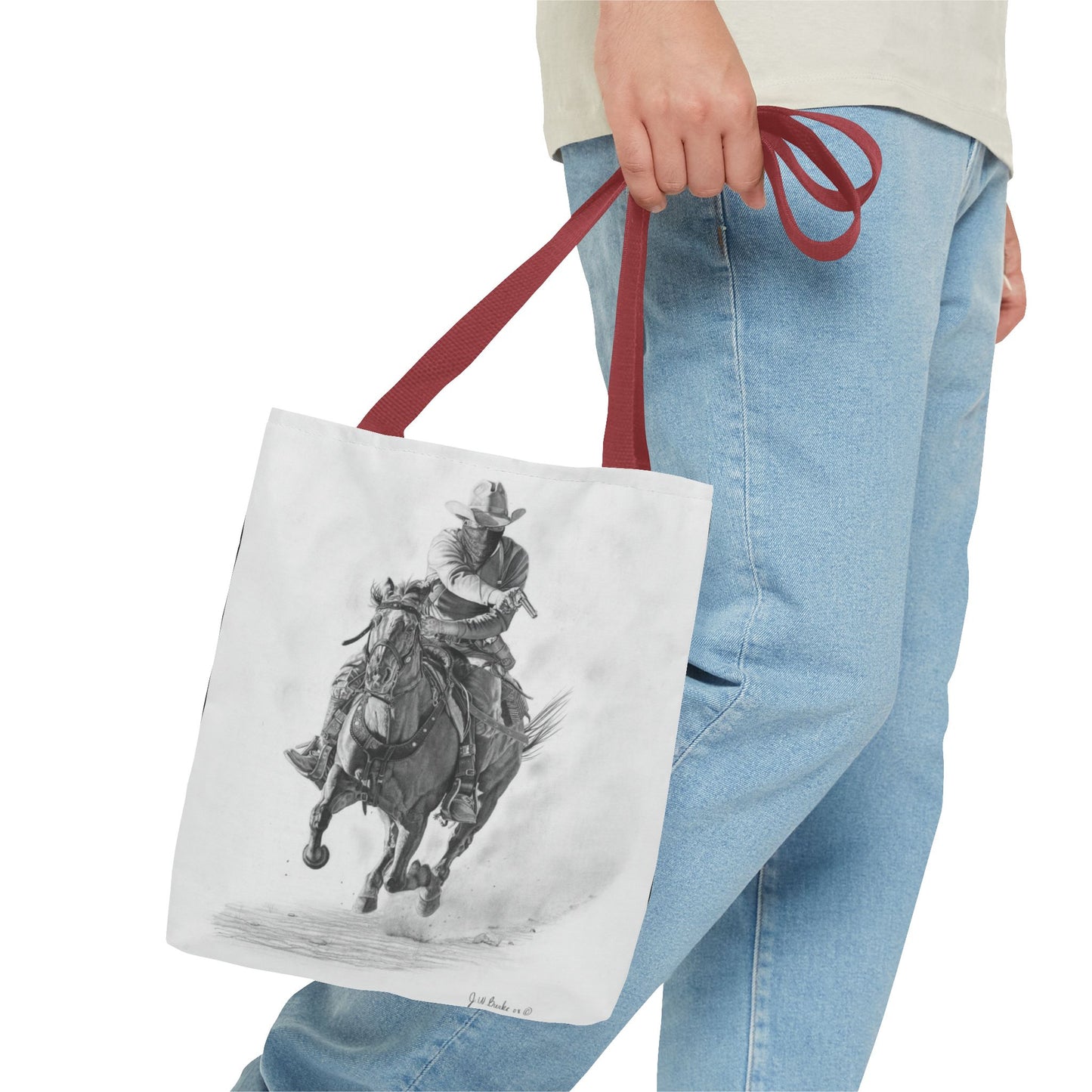 "Bandit " Tote Bag, Western Style Shopping Tote, Equestrian Gift, Farmhouse Decor, Horse Lover Accessory