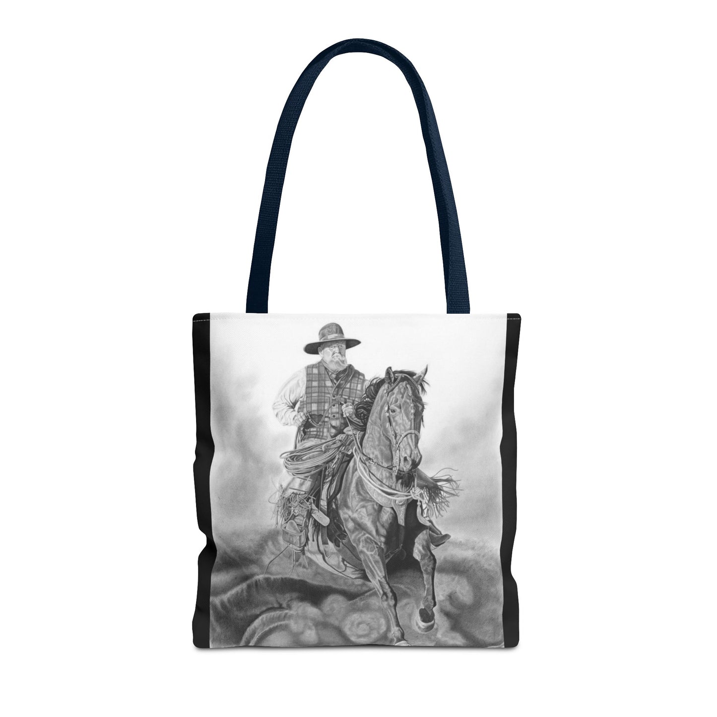 "Trouble  Up Ahead" Tote Bag, Western Style Shopping Tote, Equestrian Gift, Farmhouse Decor, Horse Lover Accessory