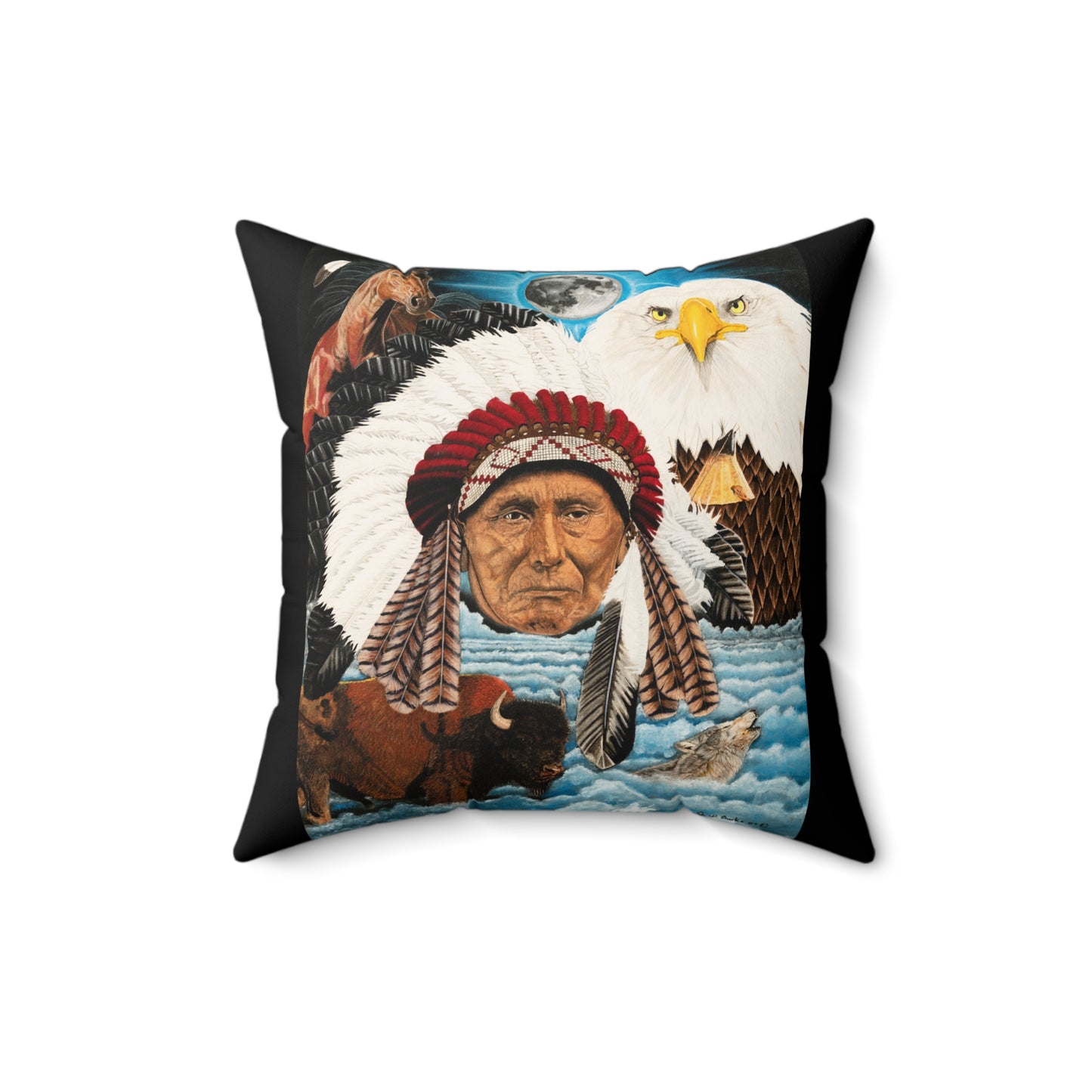 Decor Pillow, Western Home Accent, Farmhouse Throw Pillow, Gift for Horse Lovers, Country Style Cushion