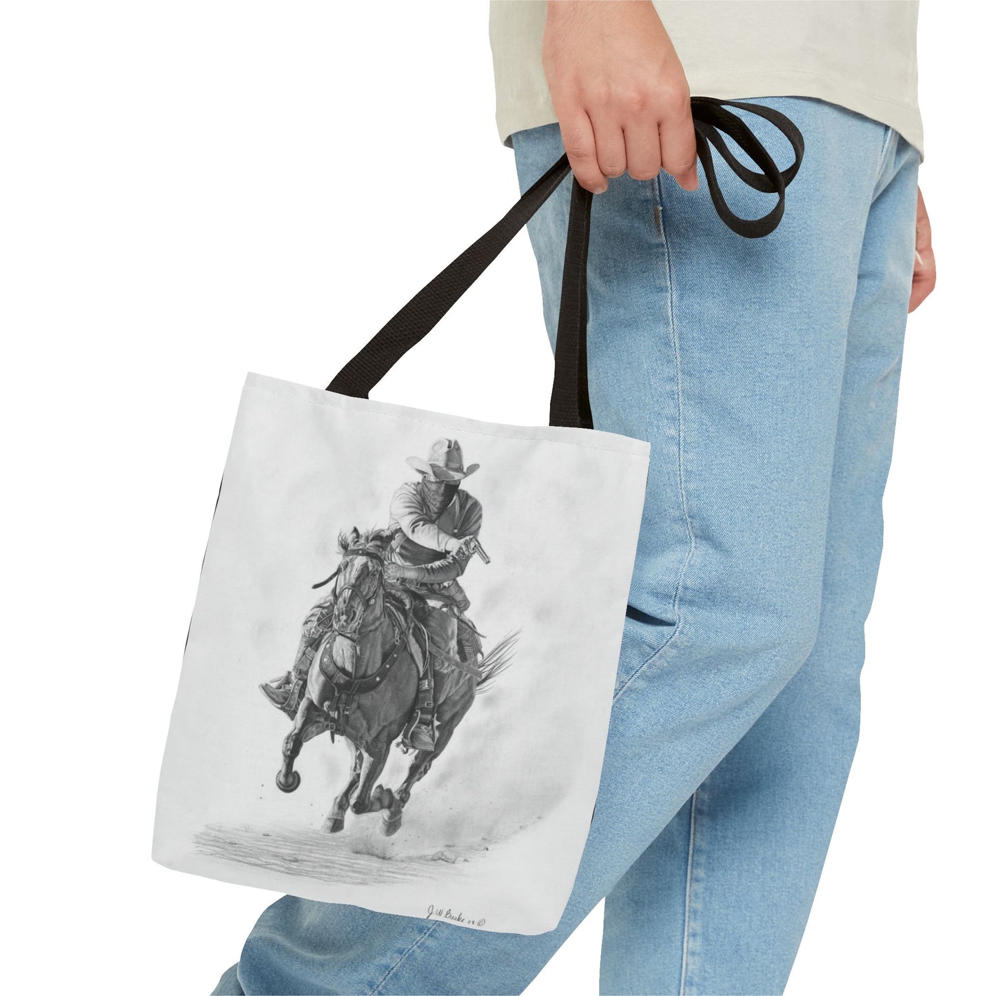 "Bandit " Tote Bag, Western Style Shopping Tote, Equestrian Gift, Farmhouse Decor, Horse Lover Accessory