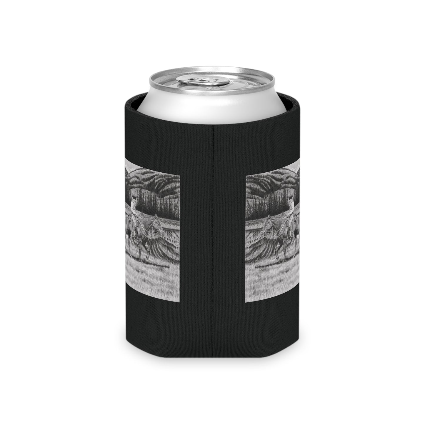 Can Cooler, Western Beverage Sleeve, Outdoor Party Gear, Country-Themed Drink Holder, Ideal for BBQs & Tailgates