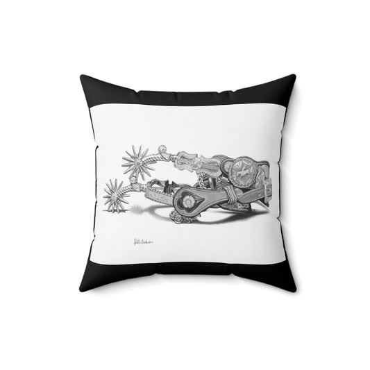 "Spurs"  Western Art Pillow