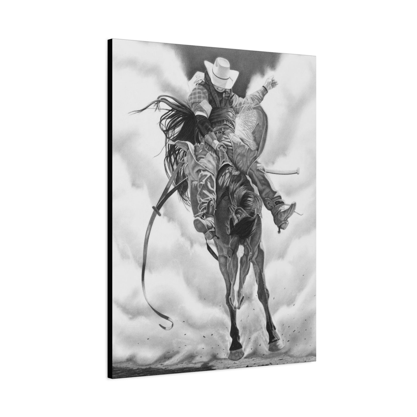 Art on canvas, western style, farmhouse
