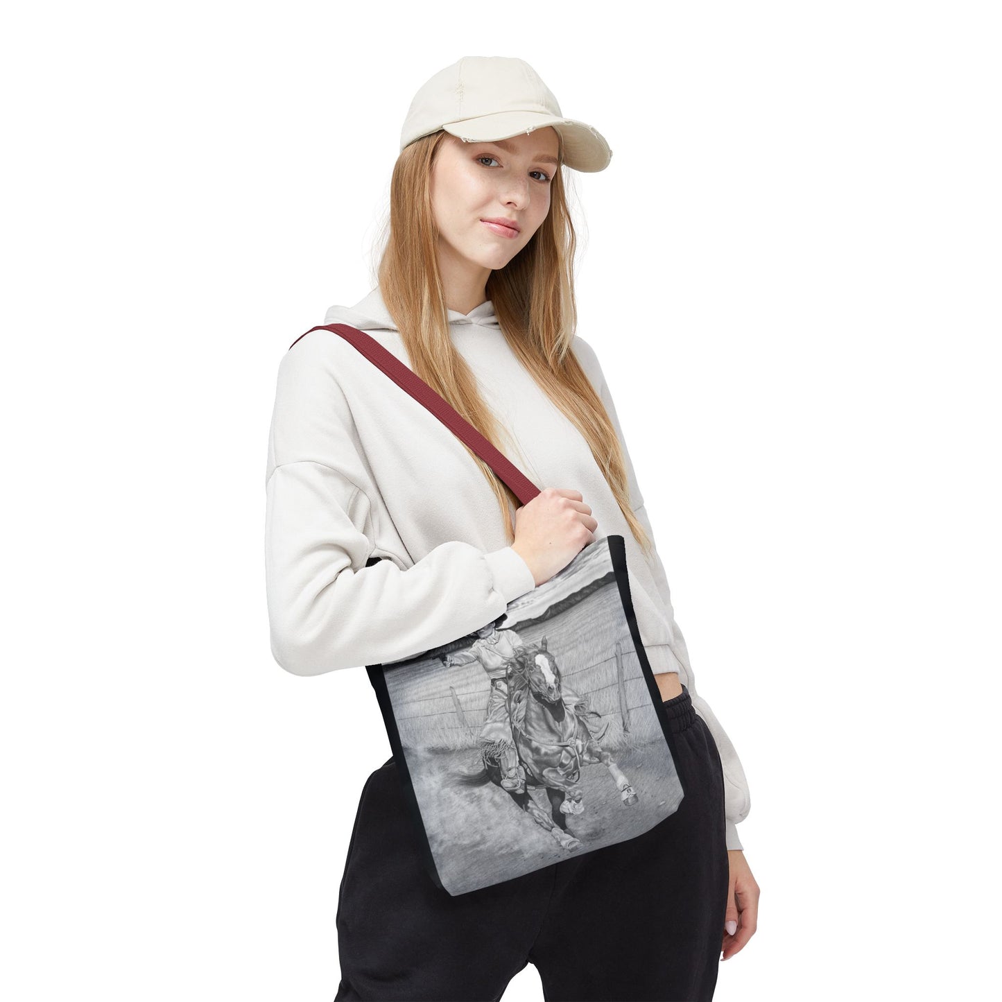 "Dangerous and Beutiful " Western Style Shopping Tote, Equestrian Gift, Farmhouse Decor, Horse Lover Accessory