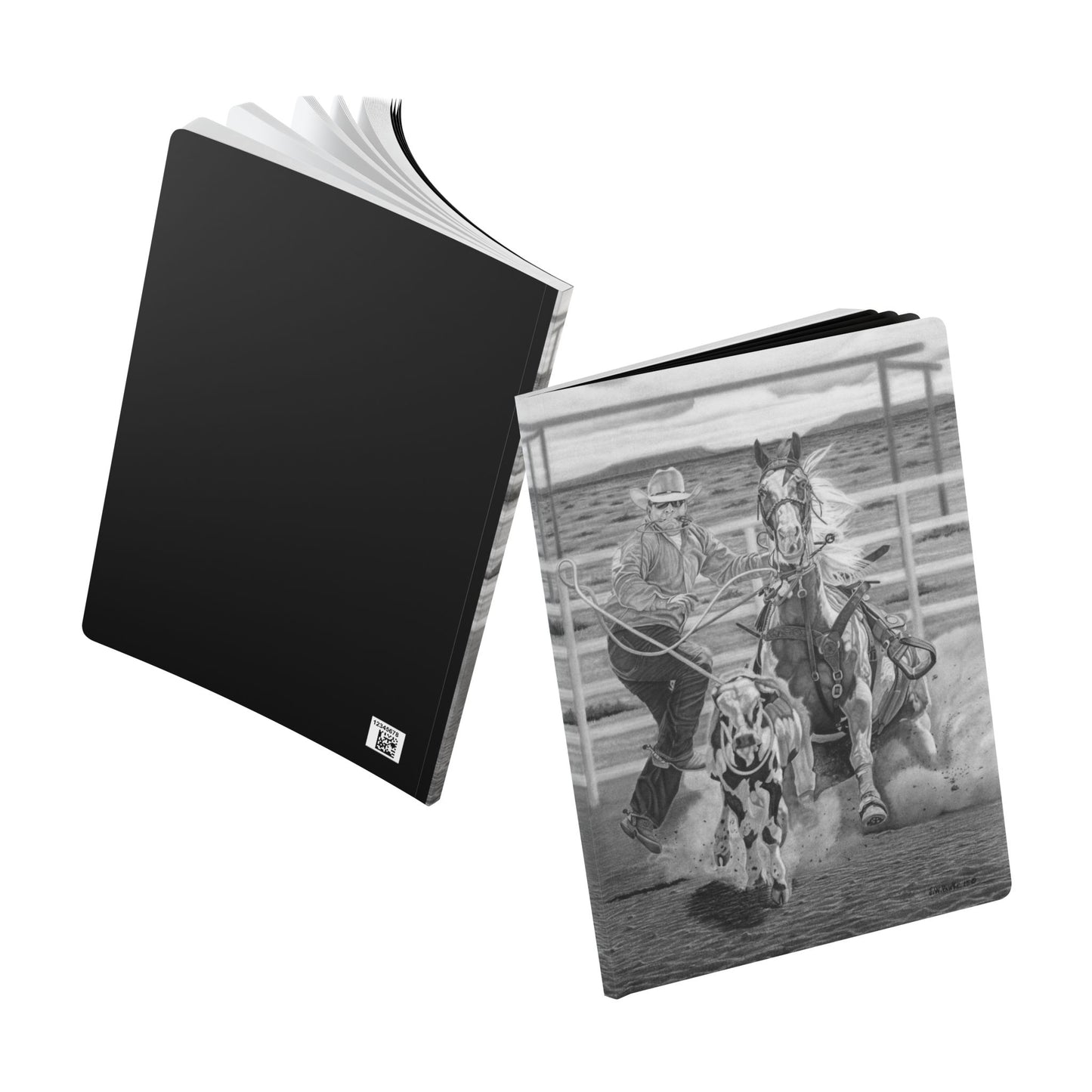 Softcover Journal, Notebook for Writing, Artistic Gift, Travel Journal, Eco-Friendly Stationery, Unique Artwork