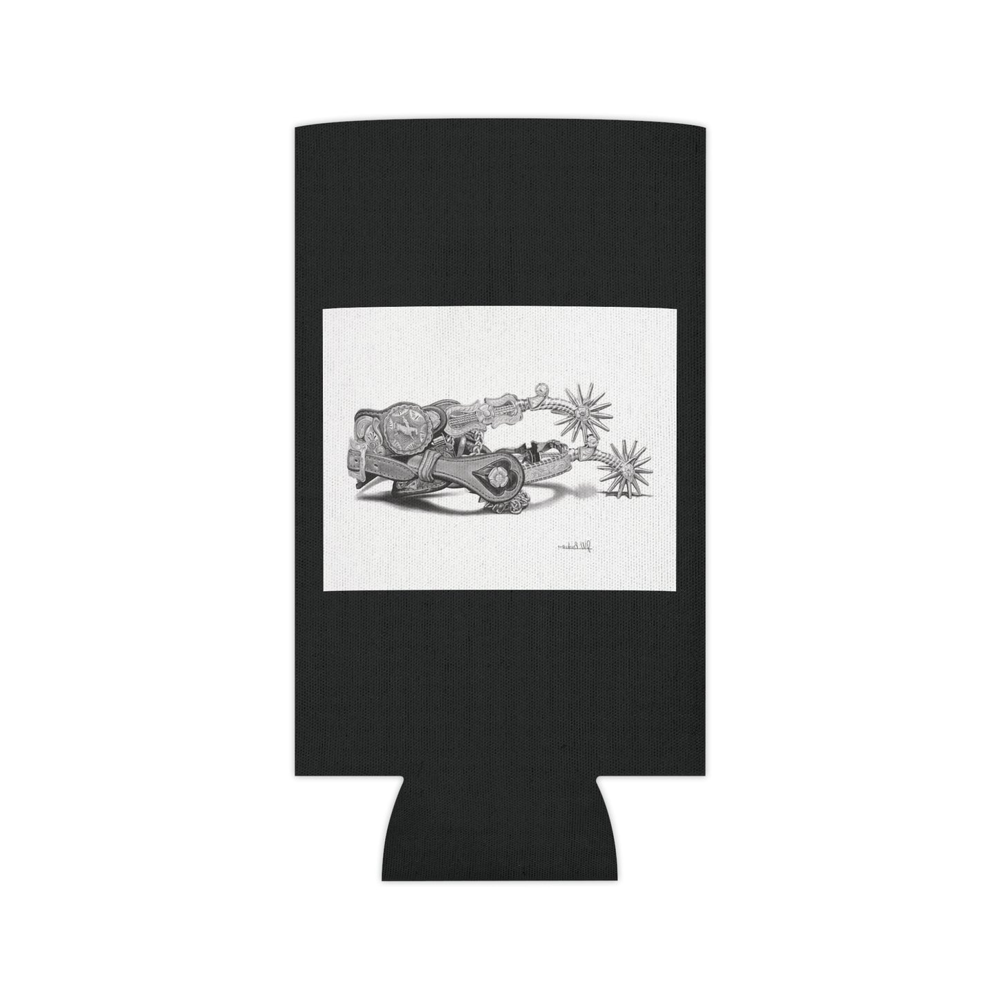 Can Cooler, Western Beverage Sleeve, Outdoor Party Gear, Country-Themed Drink Holder, Ideal for BBQs & Tailgates