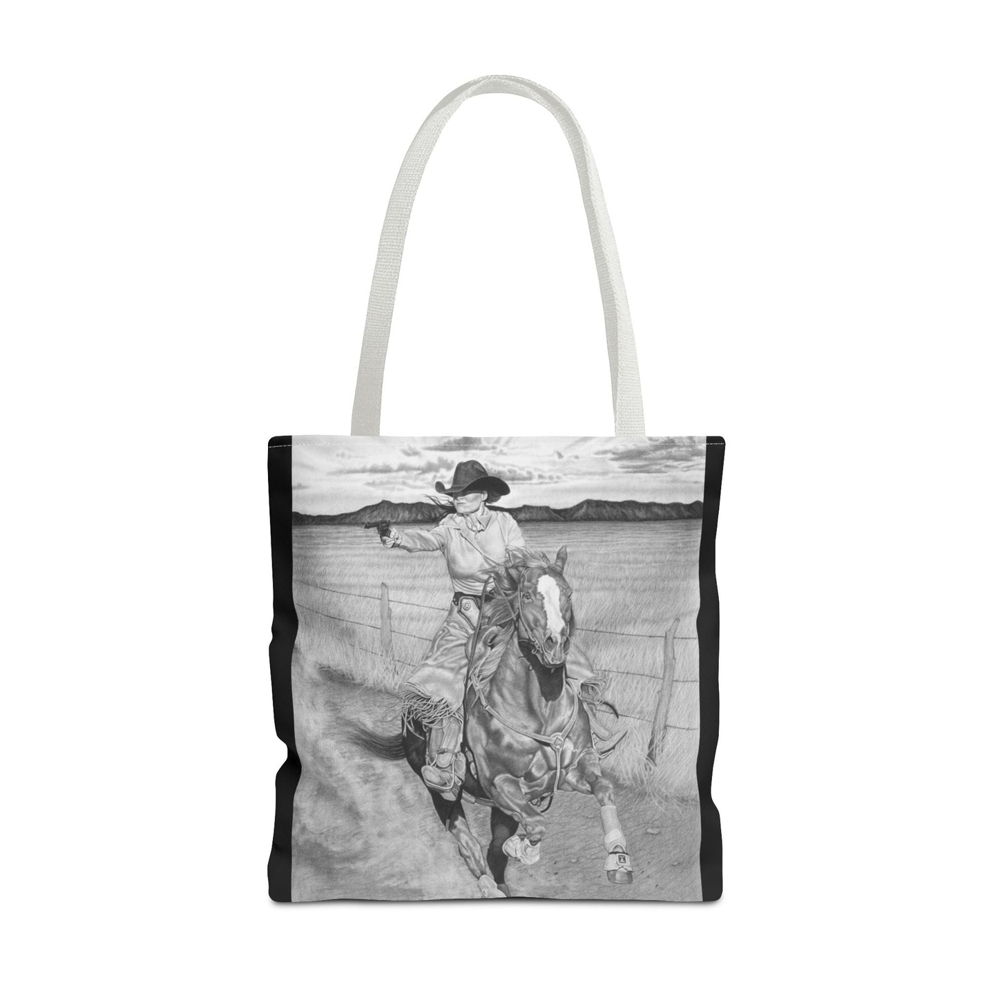 "Dangerous and Beutiful " Western Style Shopping Tote, Equestrian Gift, Farmhouse Decor, Horse Lover Accessory