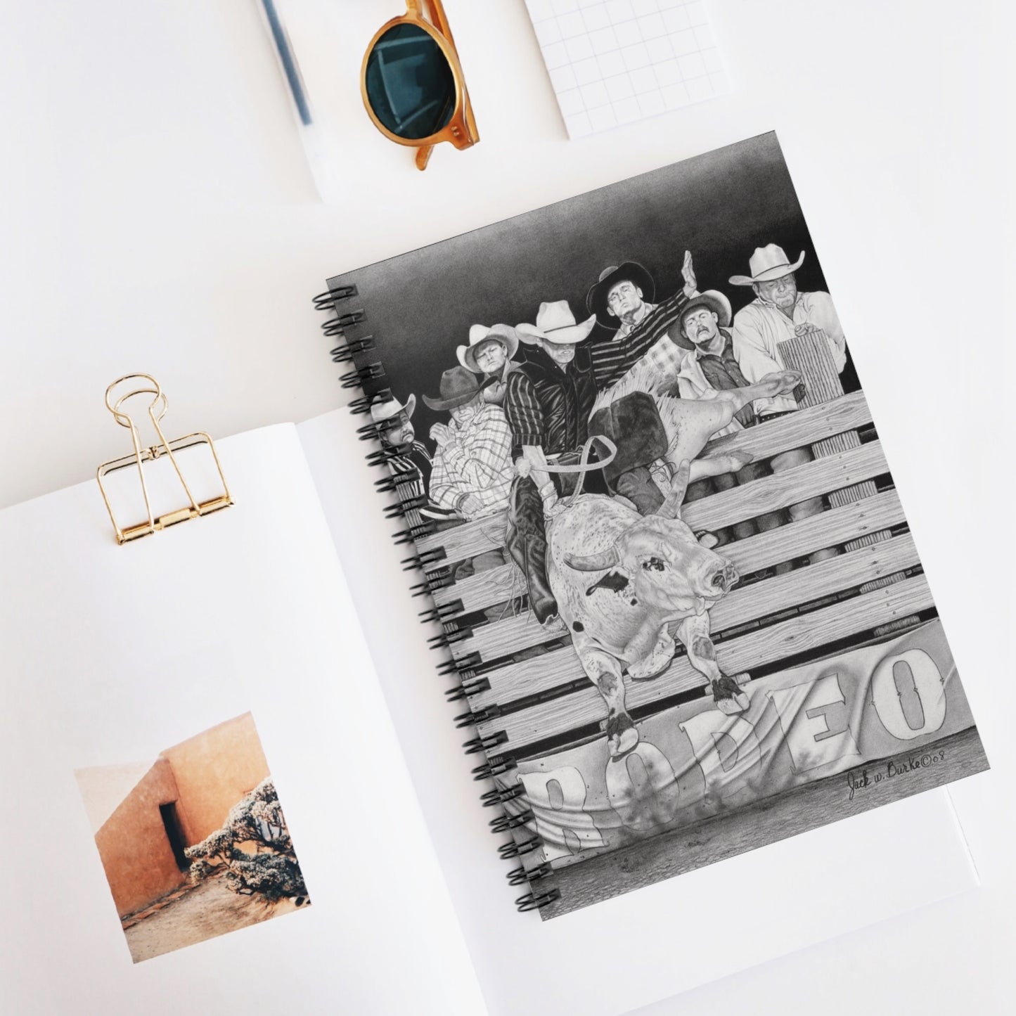 Spiral Notebook, Capturing the Spirit of the West, Journal for Equestrian Lovers, Western Art Gift, Cowpoke Writing Pad