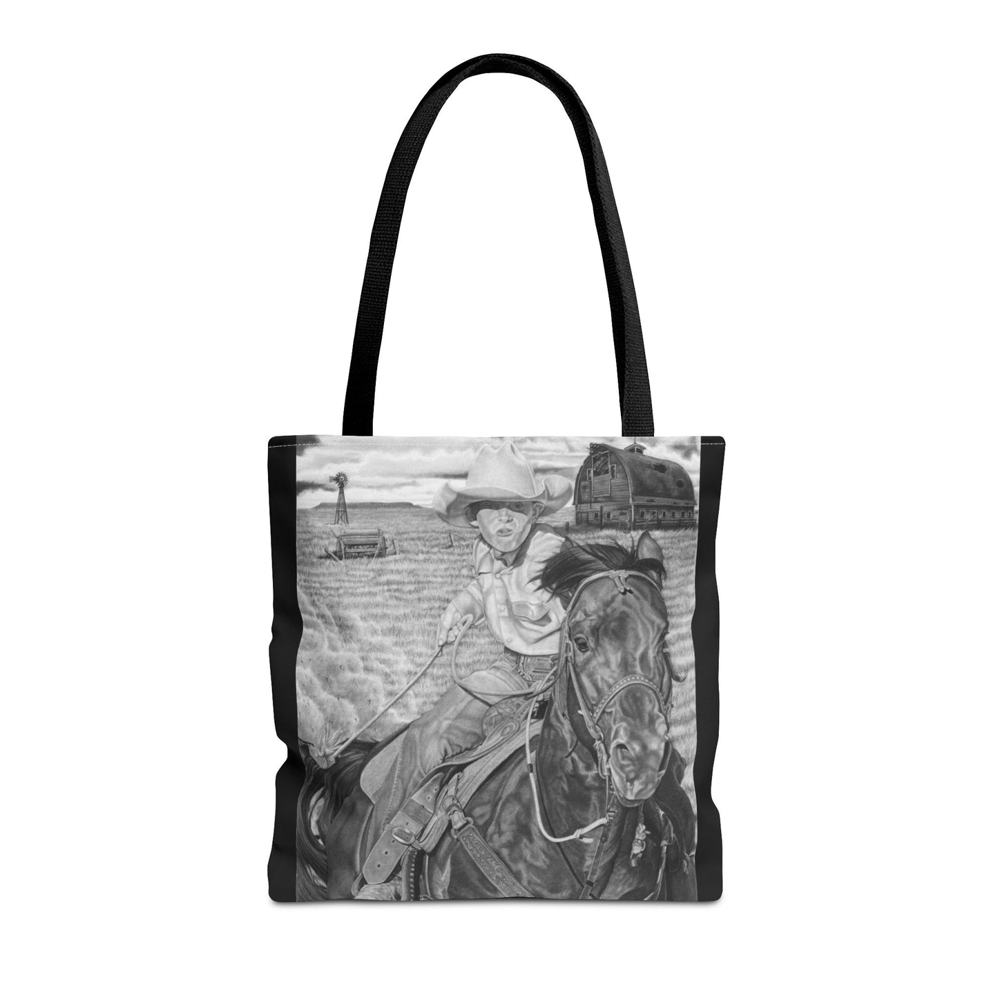 Tote Bag, Western Style Shopping Tote, Equestrian Gift, Farmhouse Decor, Horse Lover Accessory