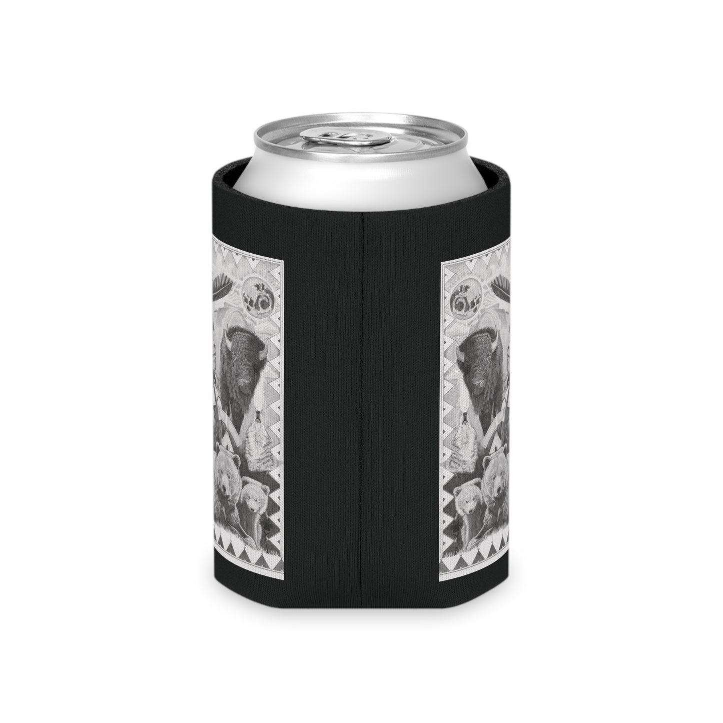 Can Cooler, Western Beverage Sleeve, Outdoor Party Gear, Country-Themed Drink Holder, Ideal for BBQs & Tailgates