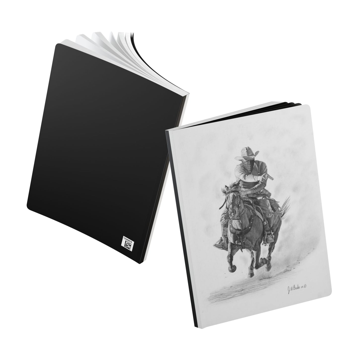 Softcover Journal, Notebook for Writing, Artistic Gift, Travel Journal, Eco-Friendly Stationery, Unique Artwork