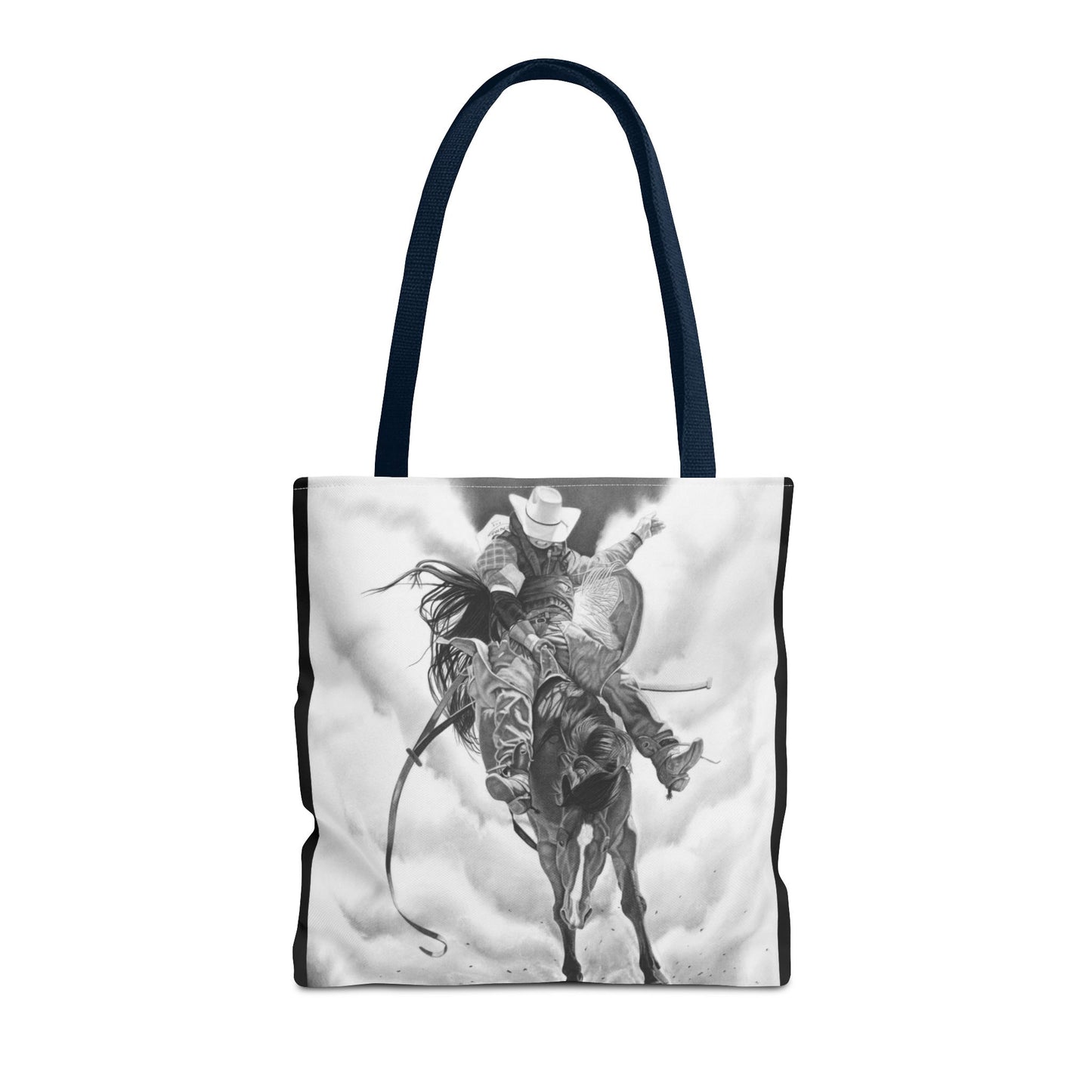 "Storm a Brewing"  Tote Bag, Western Style Shopping Tote, Equestrian Gift, Farmhouse Decor, Horse Lover Accessory