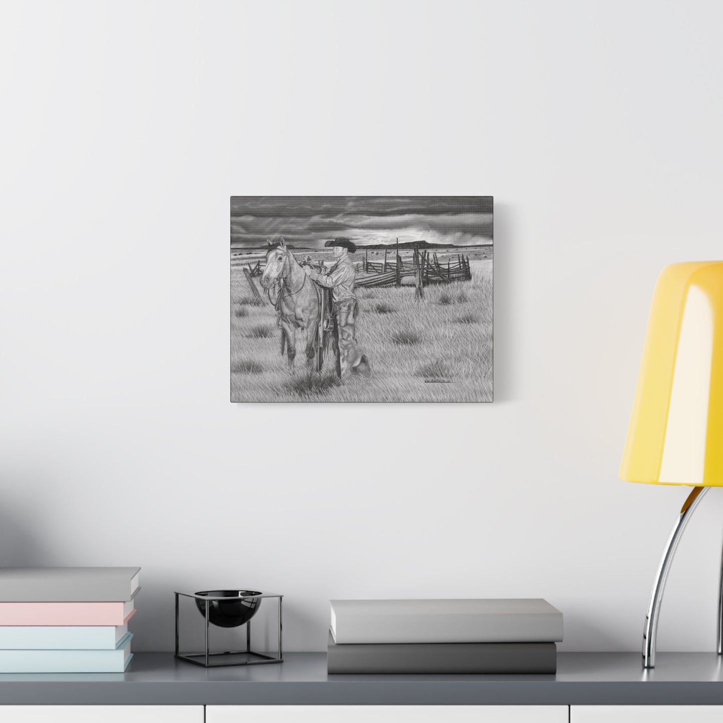 Canvas Art - Western Artwork, farmhouse