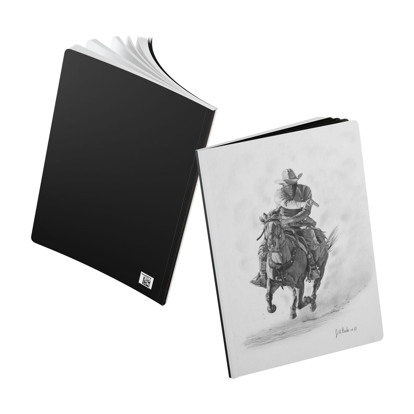 Softcover Journal, Notebook for Writing, Artistic Gift, Travel Journal, Eco-Friendly Stationery, Unique Artwork