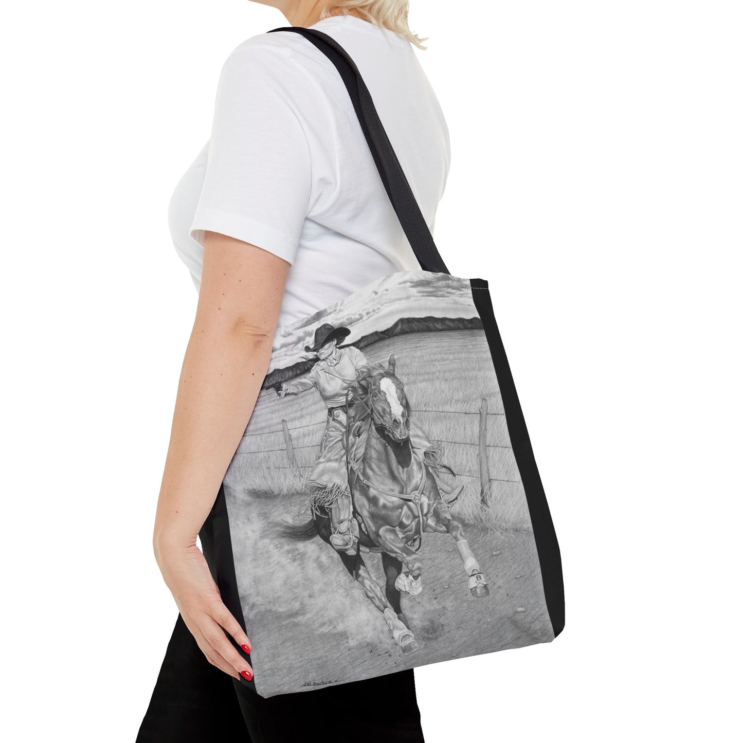 "Dangerous and Beutiful " Western Style Shopping Tote, Equestrian Gift, Farmhouse Decor, Horse Lover Accessory