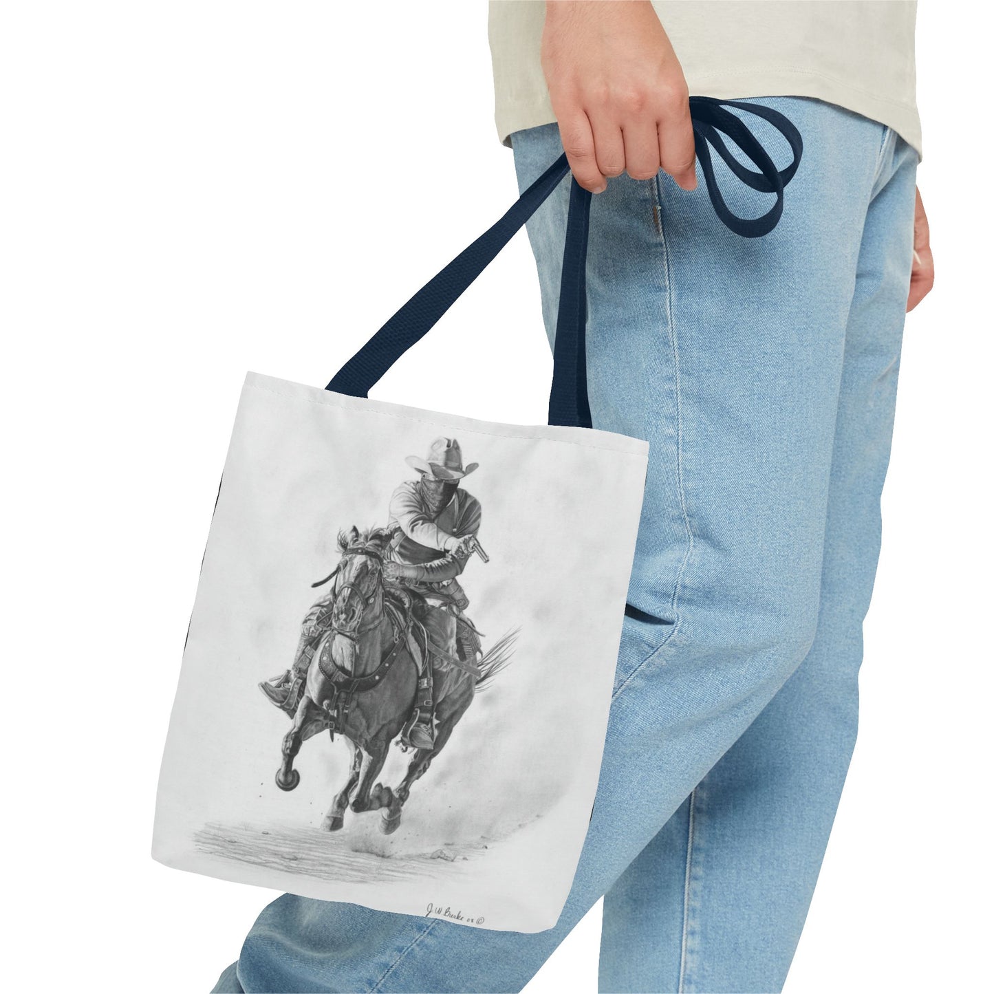 "Bandit " Tote Bag, Western Style Shopping Tote, Equestrian Gift, Farmhouse Decor, Horse Lover Accessory