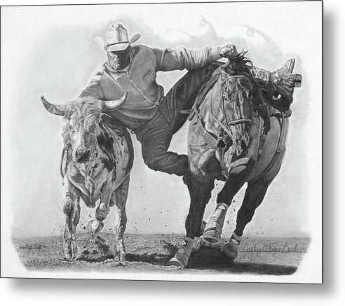 Cowboy Life 1 - Metal Print