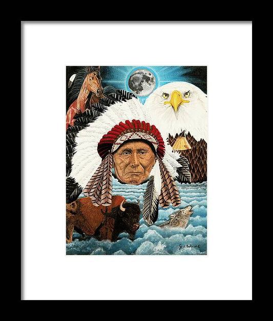 Dream of Cheif Joseph - Framed Print