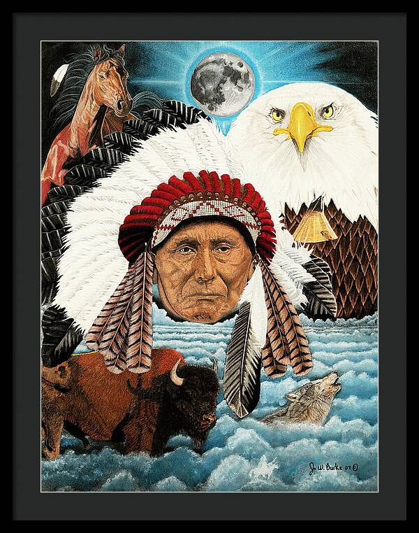 Dream of Cheif Joseph - Framed Print