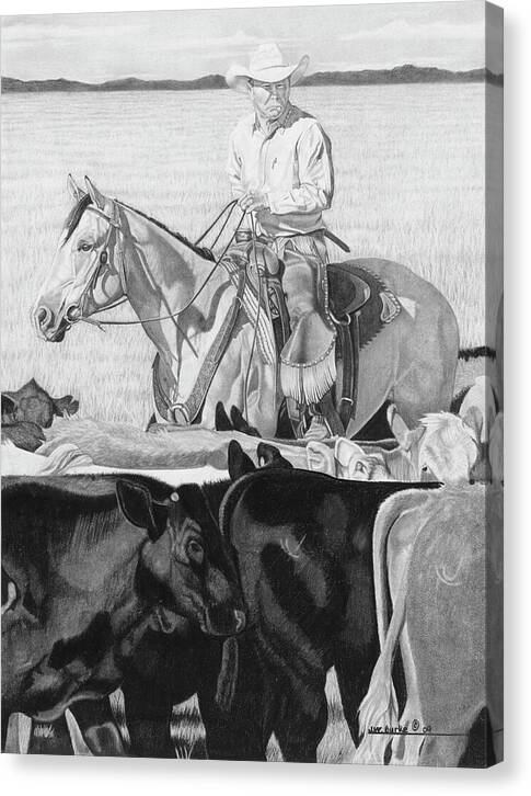 Hot Day on the Job - Canvas Print