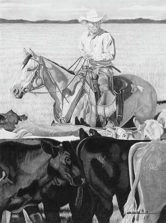 Hot Day on the Job - Art Print