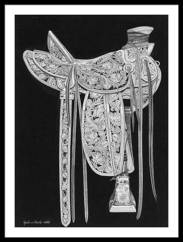 New Saddle - Framed Print