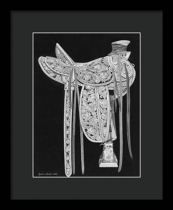 New Saddle - Framed Print