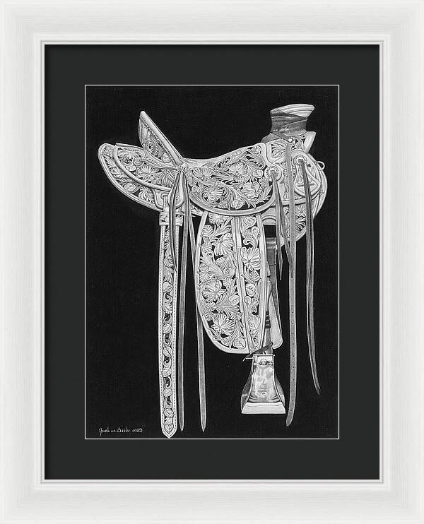New Saddle - Framed Print