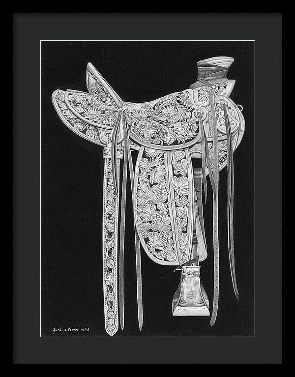 New Saddle - Framed Print