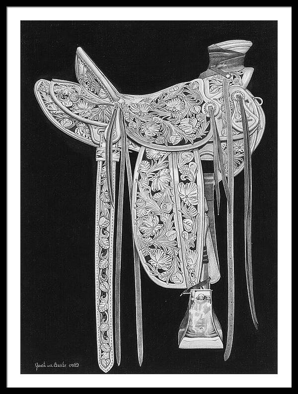 New Saddle - Framed Print