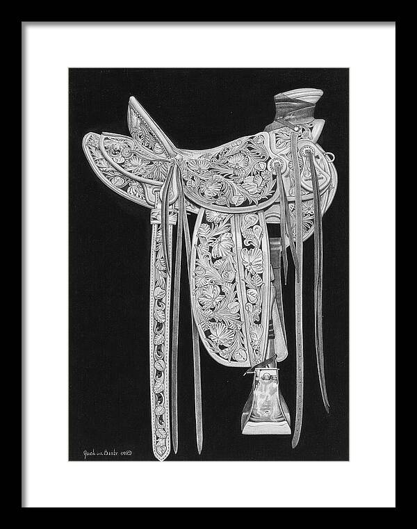 New Saddle - Framed Print