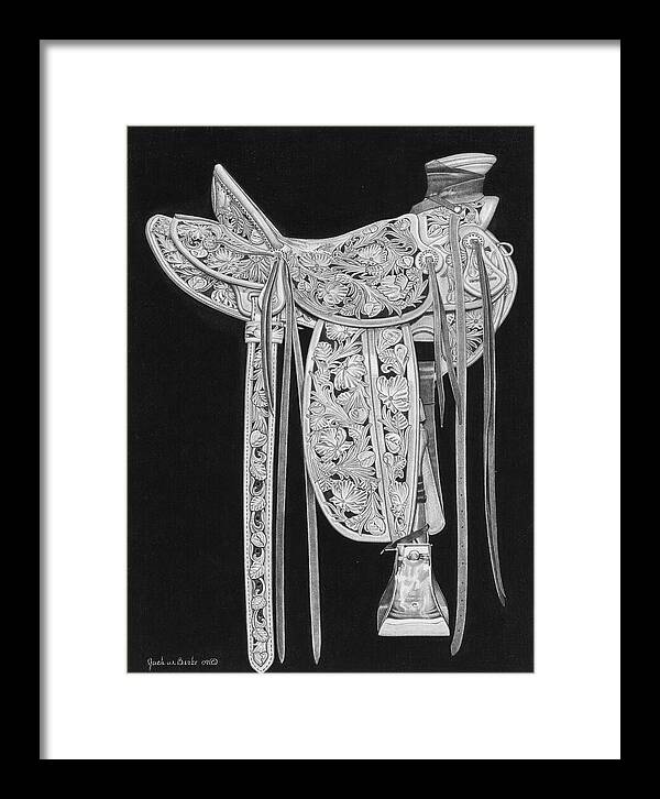New Saddle - Framed Print