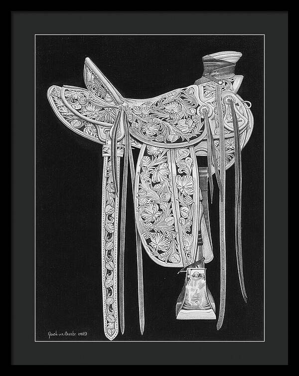 New Saddle - Framed Print