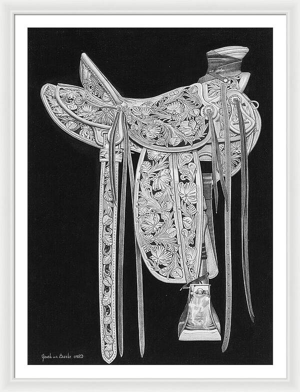 New Saddle - Framed Print