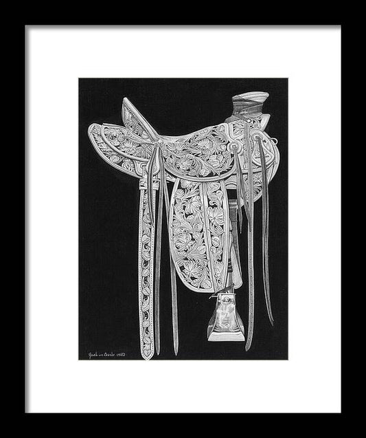 New Saddle - Framed Print