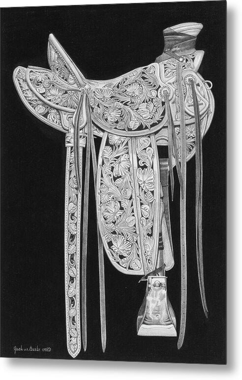 New Saddle - Metal Print