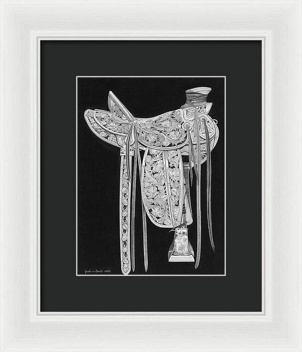 New Saddle - Framed Print